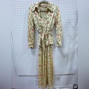 Vintage Maxi Dress with Matching Jacket